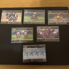 ドラゴンクエスト カードダス あくまのきし ノーマル5種類セット