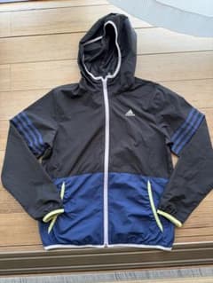 adidas ウィンドブレーカー ブラック ブルーのサムネイル
