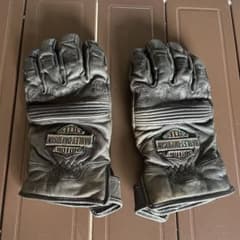 Harley-Davidson レザーグローブ 黒　サイズMのサムネイル