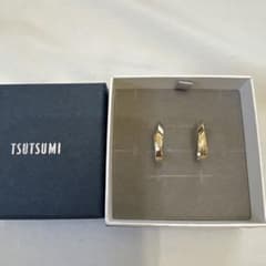 TSUTSUMI K10YG フープピアス イエローゴールド - メルカリ