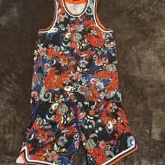 NIKEバスケシャツ　セットアップ　ペイズリーのサムネイル