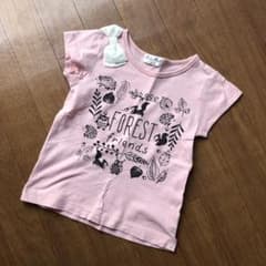 リボン　　ピンク　白　tシャツ　カットソー　100のサムネイル