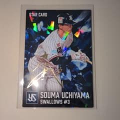 内山壮真 金箔 サインカード 東京ヤクルトスワローズ プロ野球チップス