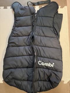 Combi ベビーカー、バギー用 黒　フットマフのサムネイル