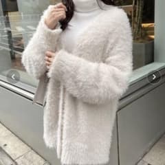 ロングフェザーカーディガン　ナイスクラップのサムネイル