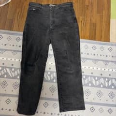 Lee ブラックデニムパンツ relaxed straight legのサムネイル