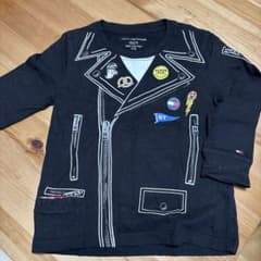 TOMMY HILFIGER ライダース風 長袖カットソー ブラックのサムネイル