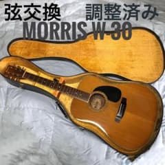 Morris W-30 モーリス【整備品】シール跡有り アコギ ハードケース Morris W-30 モーリス【整備品】シール跡有り アコギ ハードケース