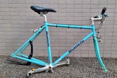 BIANCHI PISTA フレム 部品付き - メルカリ