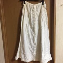 ピンクハウス ロングパニエ 白のサムネイル