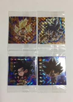 早い者勝ち‼️ドラゴンボールウエハースシール4枚セット‼️のサムネイル