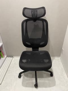 【美品】ニトリ クエト ワークチェア ブラックのサムネイル