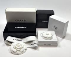 CHANELシャネルノベルティジュエリーボックス アロマストーンカメリア