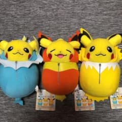 ぬいぐるみ　寝袋コレクション　ねぶくろコレクション　ポケモン　ピカチュウのサムネイル