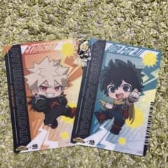 MY HERO ACADEMIA 밑받침 2장 세트 고무 마스코트 폭호 카츠미