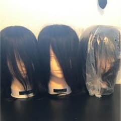 カットウィッグ3体のサムネイル