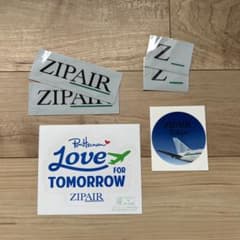 ⚫︎ZIPAIR ステッカー 航空機 ロンハーマンのサムネイル