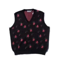 ttt_msw flower knit vest ニットベスト 花柄のサムネイル