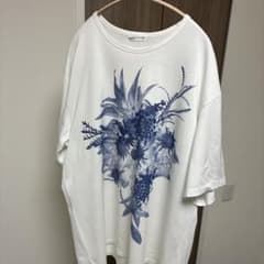 lad musician / ラッドミュージシャン花柄半袖ビッグTシャツのサムネイル