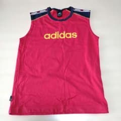adidas ノースリーブ タンクトップ レッド 150cmのサムネイル