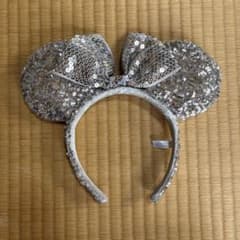 東京ディズニーリゾート カチューシャ スパンコール シルバーのサムネイル