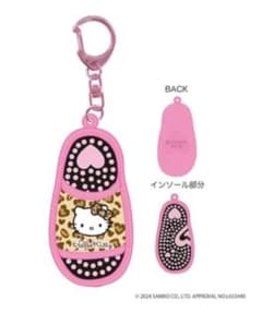 Hello Kitty ミニサンダルキーホルダー ヒョウ柄のサムネイル