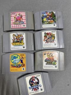 B*o様 N64 ゲームソフトセット 8本　マリオカート　スマブラ　マリオストーのサムネイル