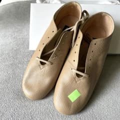 24.0Marengoバトンシューズ難あり本革新品未使用 ダンス ベージュ