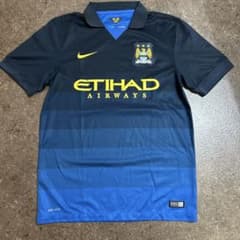 Nike マンチェスター・シティ シャツ 2014年モデル ネイビー Nike マンチェスター・シティ シャツ 2014年モデル ネイビー - メルカリ