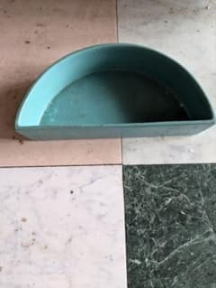 半月型 花器 剣山付き 陶器製 フラワーベースのサムネイル