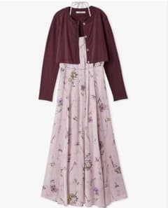 SNIDEL カーデセットフローラルプリントキャミワンピースのサムネイル