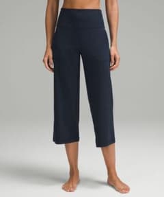 lululemon クロップドパンツ ブラック ヨガウェア | Mercari