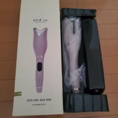 スリコ　and us AUTO CURL HAIR IRON ピンクのサムネイル