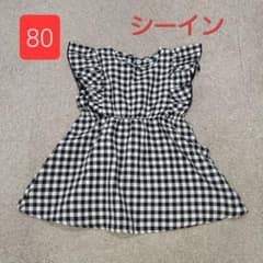 シーイン ギンガムチェック ワンピース 80　春夏のサムネイル