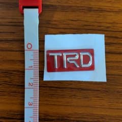 TRD　ステッカー　赤　レッドのサムネイル
