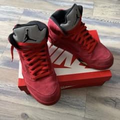 ナイキ エアジョーダン5 レトロ レイジングブル レッド NIKE 27cm 