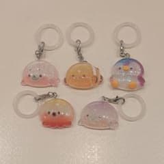 ぽちゃいい 海のいきもの めじるしチャーム まとめ売り 5個セットのサムネイル
