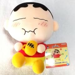 크레용 신짱 이치 반 쿠지 봉제 인형 태그가있는 모구 모구 신짱