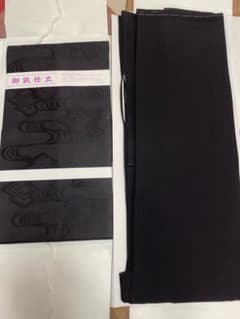 未使用品] 喪服 着物 帯つき 防虫防止袋.カビシート付き <春、秋、冬用 