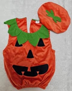 ハロウィン かぼちゃ コスチューム 100cmのサムネイル