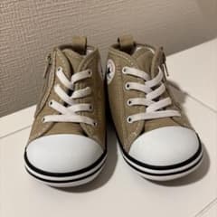 CONVERSE ベビーシューズ 14cm ベージュ サイドジップのサムネイル