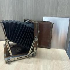 【ジャンク】 六櫻社 ROKUOH-SHA 木製蛇腹 大判カメラ アンティーク ジャンク】 六櫻社 ROKUOH-SHA 木製蛇腹 大判カメラ アンティーク