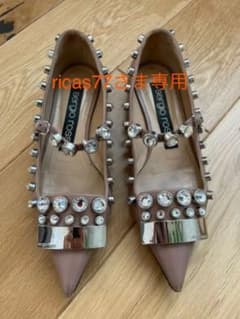 セルジオロッシ　ピンク　フラット　パンプスのサムネイル