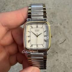新品電池】citizen レクタンギュラー スクエア ヴィンテージ tank 