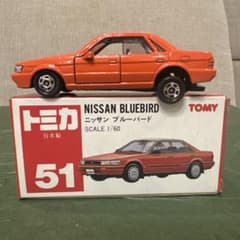トミカ NISSAN ブルーバード 日本製 - メルカリ