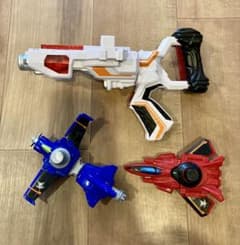 더블 변신 총 DX VS 체인저 루팡 레드 세트 블루 다이얼 파이터