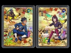【ペアカード】NARUTO オビト・リン・カカシ　MR　KAYOU よ*き様 【ペアカード】NARUTO オビト・リン・カカシ MR KAYOU - メルカリ