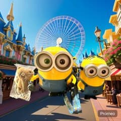 USJミニオンポップコーンバケツ＆ドリンクホルダーのサムネイル