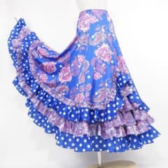 フラメンコ　ファルダ　新品　フラメンコ衣装　スカート　レッスン　Leirena フラメンコ ファルダ 新品 フラメンコ衣装 フラメンコスカート Leirena