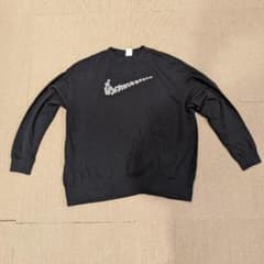 レア・花柄スウッシュ NIKE ナイキ スウェット 花柄刺繍 ブラック XXLのサムネイル